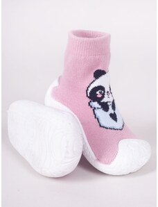 Yoclub Kids's Baby Girls' Anti-Skid Socks With Rubber Sole P2