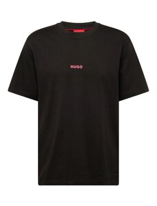 HUGO Тениска 'Dowidom' пъстро / черно