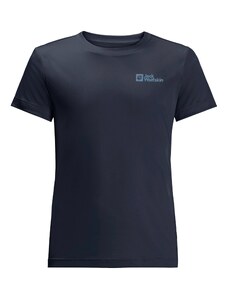 JACK WOLFSKIN Функционална тениска 'ACTIVE SOLID' нощно синьо / светлосиньо