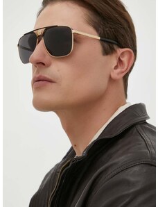 Слънчеви очила Versace мъжко в черно