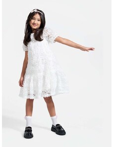 Детска рокля Coccodrillo в бежово къса разкроена