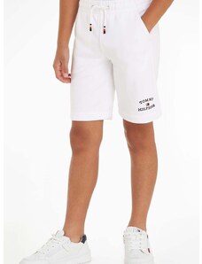 Детски къси панталони Tommy Hilfiger в бяло