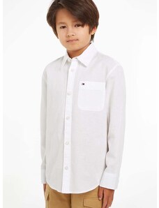 Детска риза Tommy Hilfiger в бяло