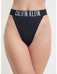 Долнище на бански тип прашки Calvin Klein в черно KW0KW02579