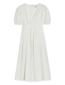 TED BAKER Рокля Ledra Puff Sleeve Midi Dress 274233 white