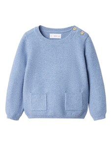 MANGO KIDS Пуловер 'LINK' опушено синьо