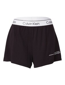 Calvin Klein Swimwear Шорти за плуване 'Meta Legacy' черно / бяло