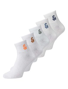 JACK & JONES Къси чорапи 'MIKE' синьо / кафяво / оранжево / бяло
