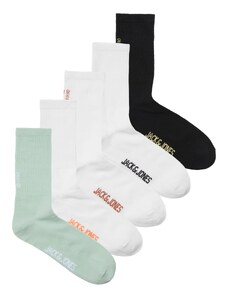JACK & JONES Къси чорапи 'BORA' мента / черно / бяло