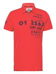 CAMP DAVID Тениска нейви синьо / червено / черно