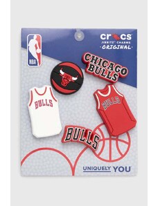 Значки за обувки Crocs JIBBITZ NBA Chicago Bulls (5 чифта) 10011280