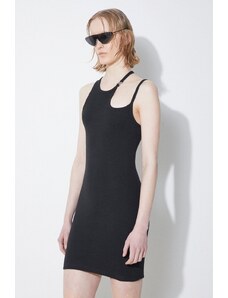 Рокля KSUBI Absinthe Dress Black в черно къса с кройка по тялото WSP24DR005