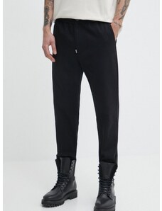 Памучен панталон Sprayground в черно с кройка тип чино