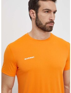 Спортна тениска Mammut в оранжево с изчистен дизайн