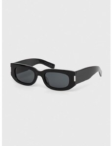 Слънчеви очила Saint Laurent в черно SL 697