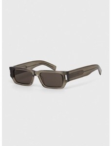Слънчеви очила Saint Laurent в сиво SL 660