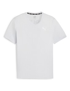 PUMA Функционална тениска светлосиво / черно / мръсно бяло