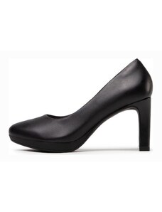 Дамски кожени обувки Clarks AMBYR JOY черни - 39