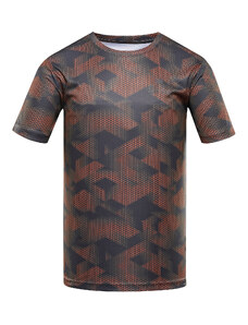Men's functional T-shirt ALPINE PRO QUATR neon shocking orange variant pb