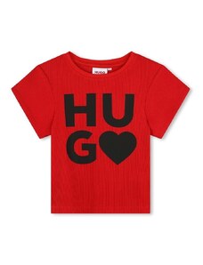 Детска тениска HUGO в червено