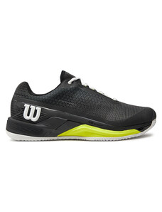 Обувки Wilson Rush Pro 4.0 Clay WRS332120 Black/White/Yellow