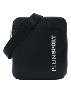 Plein Sport Чанта за през рамо тип преметка 'NEW ARIZONA' черно / сребърно