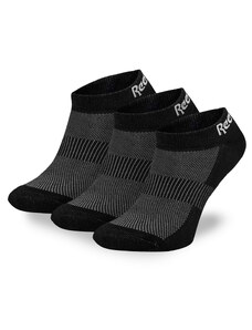 Комплект 3 чифта къси чорапи унисекс Reebok R0356-SS24 (3-pack) Черен