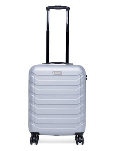 Самолетен куфар за ръчен багаж Gino Rossi GIN-S-003-05-SILVER Сребрист