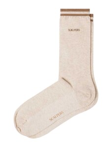Scalpers Къси чорапи 'New Vintage' светлобежово / кафяво