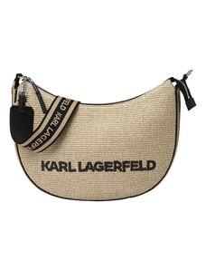 Karl Lagerfeld Дамска чанта бежово / черно