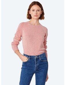 Пуловер с вълна A.P.C. Pull Axelle WVBAF-F23040 ROSE VIF дамски в розово
