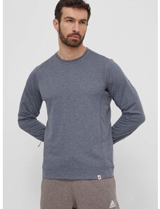 Блуза с дълги ръкави Fjallraven High Coast Lite Sweater в сиво с изчистен дизайн F87307