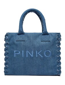 Дамска чанта Pinko Beach Shopping PE 24 PLTT 100782 A1WT Denim Blu DN4Q