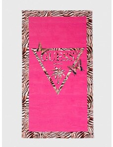 Памучна кърпа Guess в розово E4GZ05 KBN40