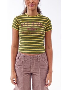 BDG Urban Outfitters Тениска зелено / лилав / бяло