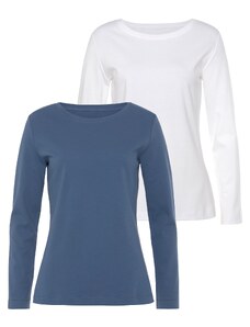 VIVANCE Тениска синьо / бяло