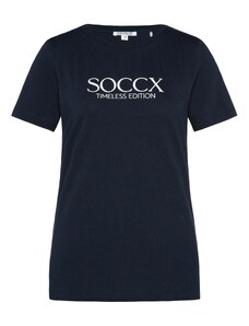 Soccx Тениска нощно синьо / бяло