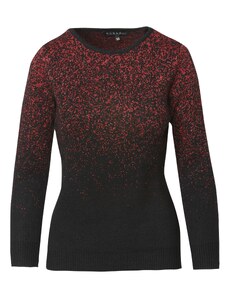 KOROSHI Пуловер червено / черно