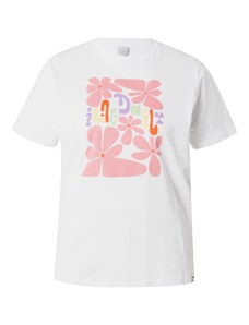 Iriedaily Тениска 'De La Fleur' пастелно жълто / лилав / червено / бяло