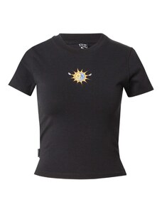 Iriedaily Тениска 'Ying Sun' синьо / оранжево / черно / бяло