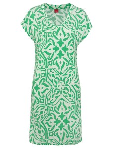 s.Oliver Вечерна рокля зелено / бяло