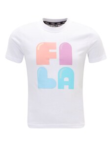 FILA Тениска 'LANGDORF' светлосиньо / оранжево / еосин / бяло