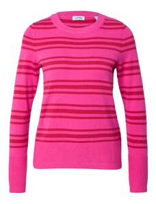 ESPRIT Пуловер розово / червено