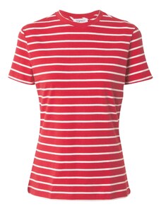 ESPRIT Тениска тъмночервено / бяло