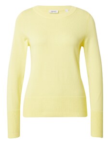 ESPRIT Пуловер пастелно жълто