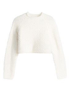 Bershka Пуловер естествено бяло