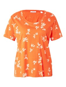 ESPRIT Тениска оранжево / бяло