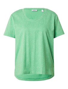 ESPRIT Тениска светлозелено / бяло