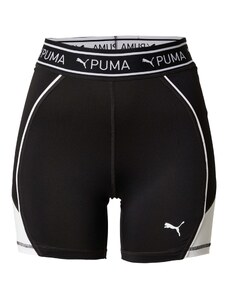 PUMA Спортен панталон 'TRAIN STRONG 5' светлосиво / черно / бяло