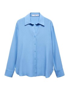 MANGO Блуза 'Lima' пастелно синьо